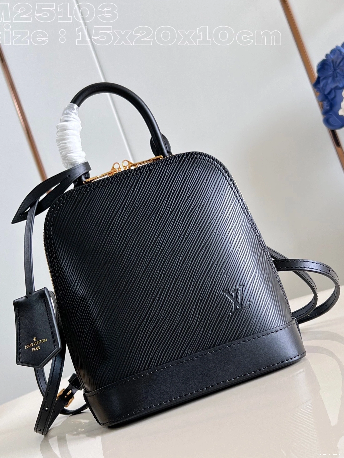 Official oldcobbler backpack-15*20*10cm NANO ALMA VUITTON LOUIS 0809